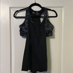 Zyia Women's Black Camo Tank Top